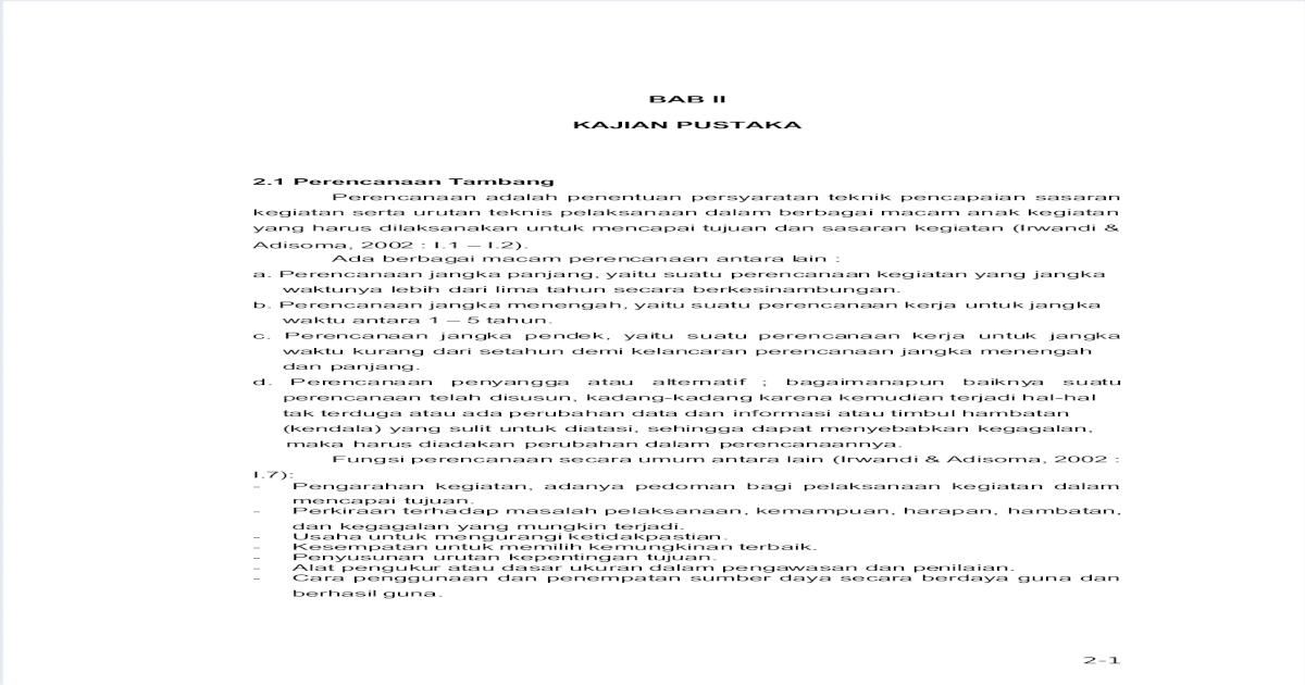 Bab II Kajian  Pustaka  PDF Document 